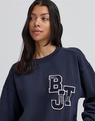 BaAlessandro Letter Patch Sweatshirt - Sky Captain 